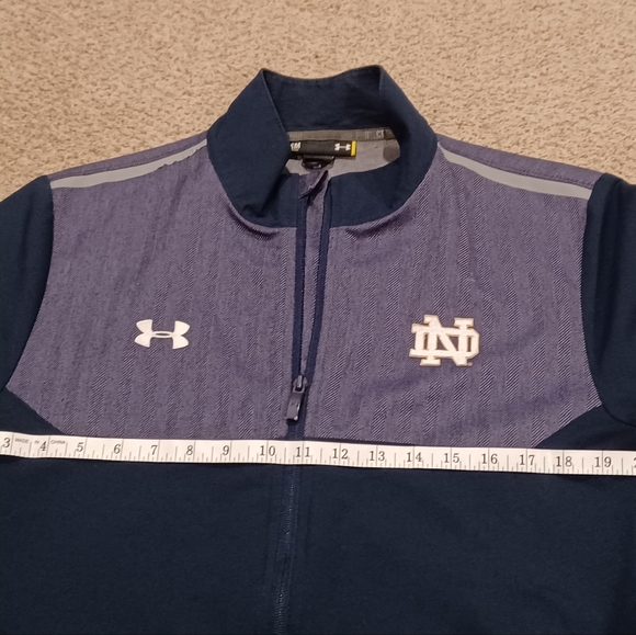 Notre Dame Full Zip lightweight jacket by Under Armour Mens SM Loose - Picture 2 of 8